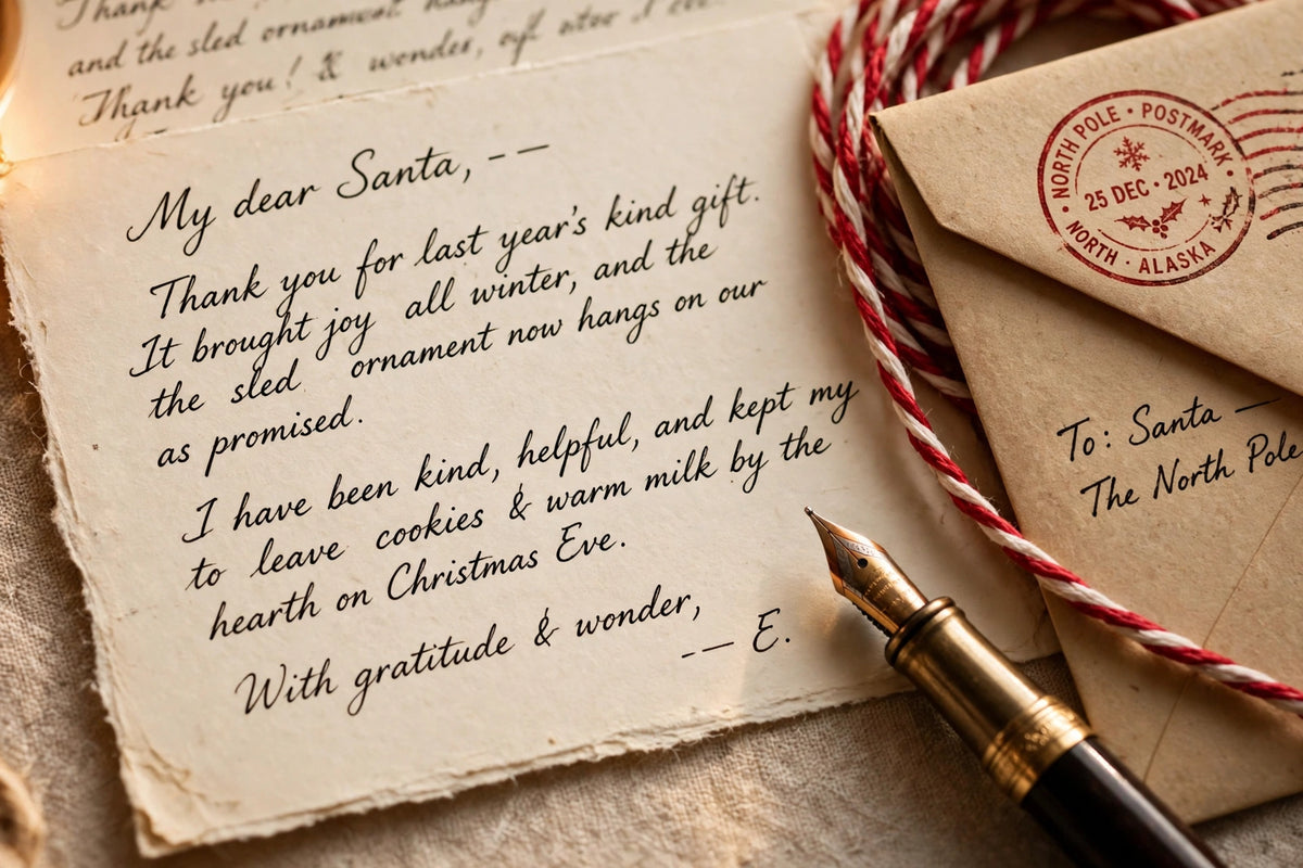 Additional Sibling Handwritten Santa Letter